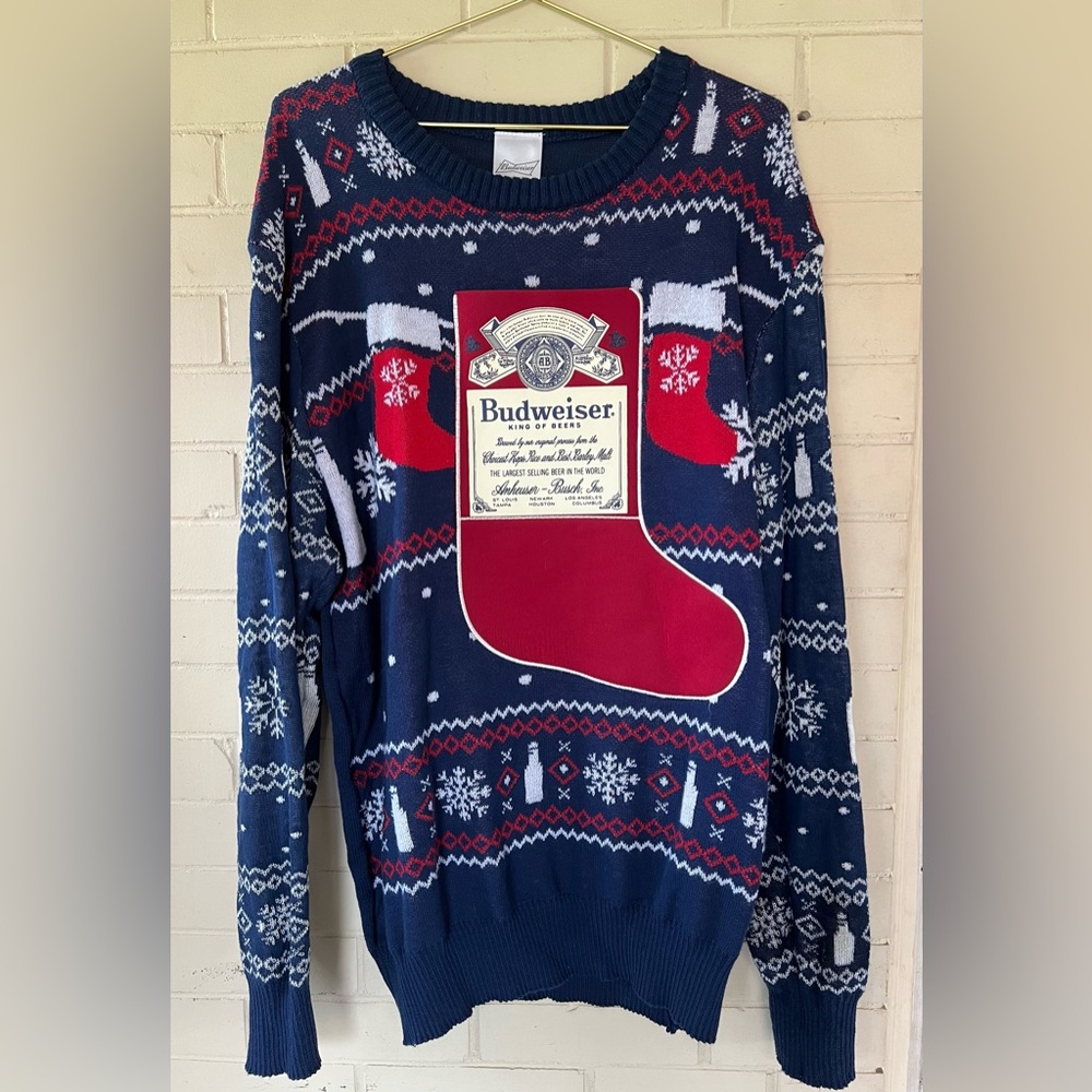 Budweiser Christmas Sweater